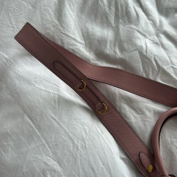 Pink Prada Saffiano Tote Purse - Picture 6 of 9